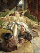 Jacek Malczewski Death of Ellenai oil painting on canvas